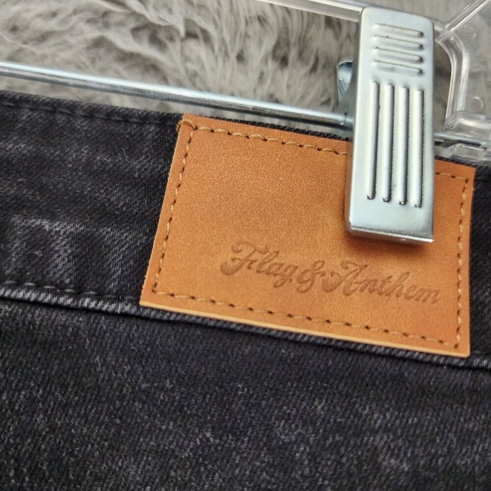 Flag & Anthem Jeans Mens 32x32 Black Stretch Mid Rise Slim Straight *NWOT* - Picture 9 of 16